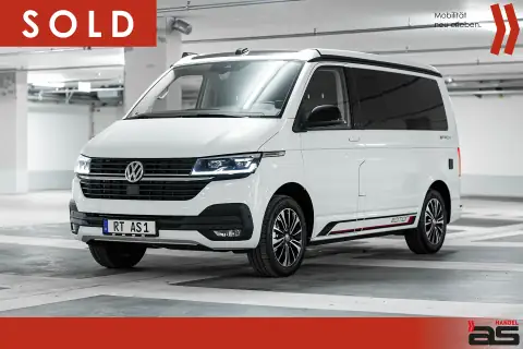 Verkauft: VW T6.1 California Beach Edition in Weiß